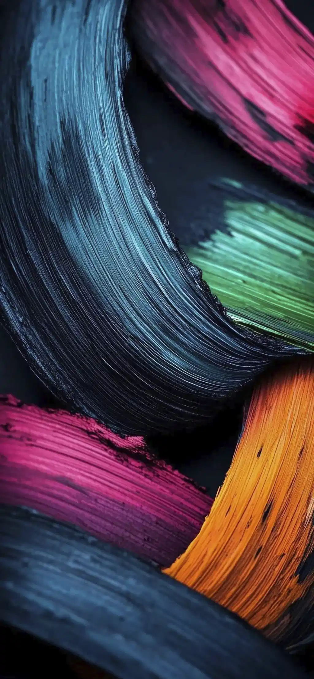 Colorful Woven Threads Textured Wallpaper