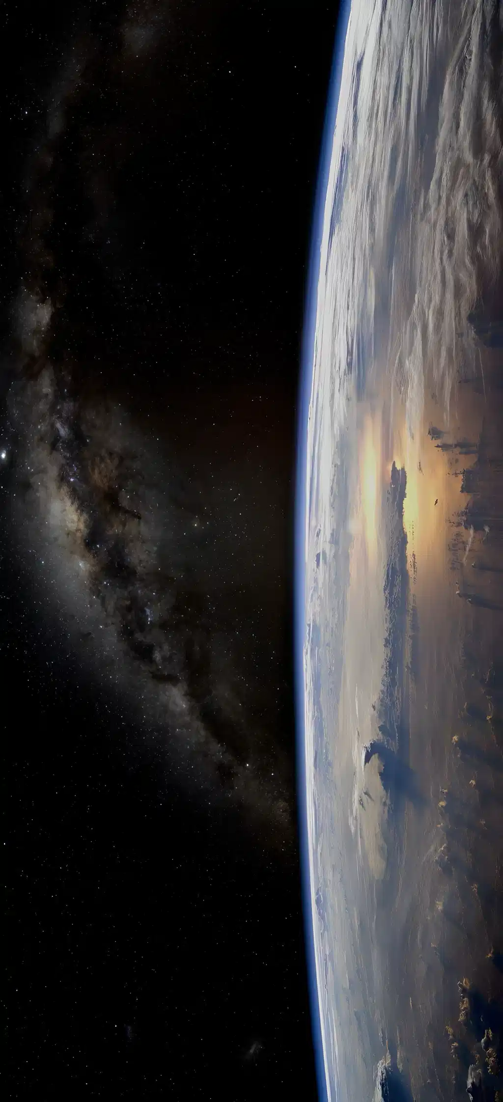 Bright Solar Eclipse Crescent