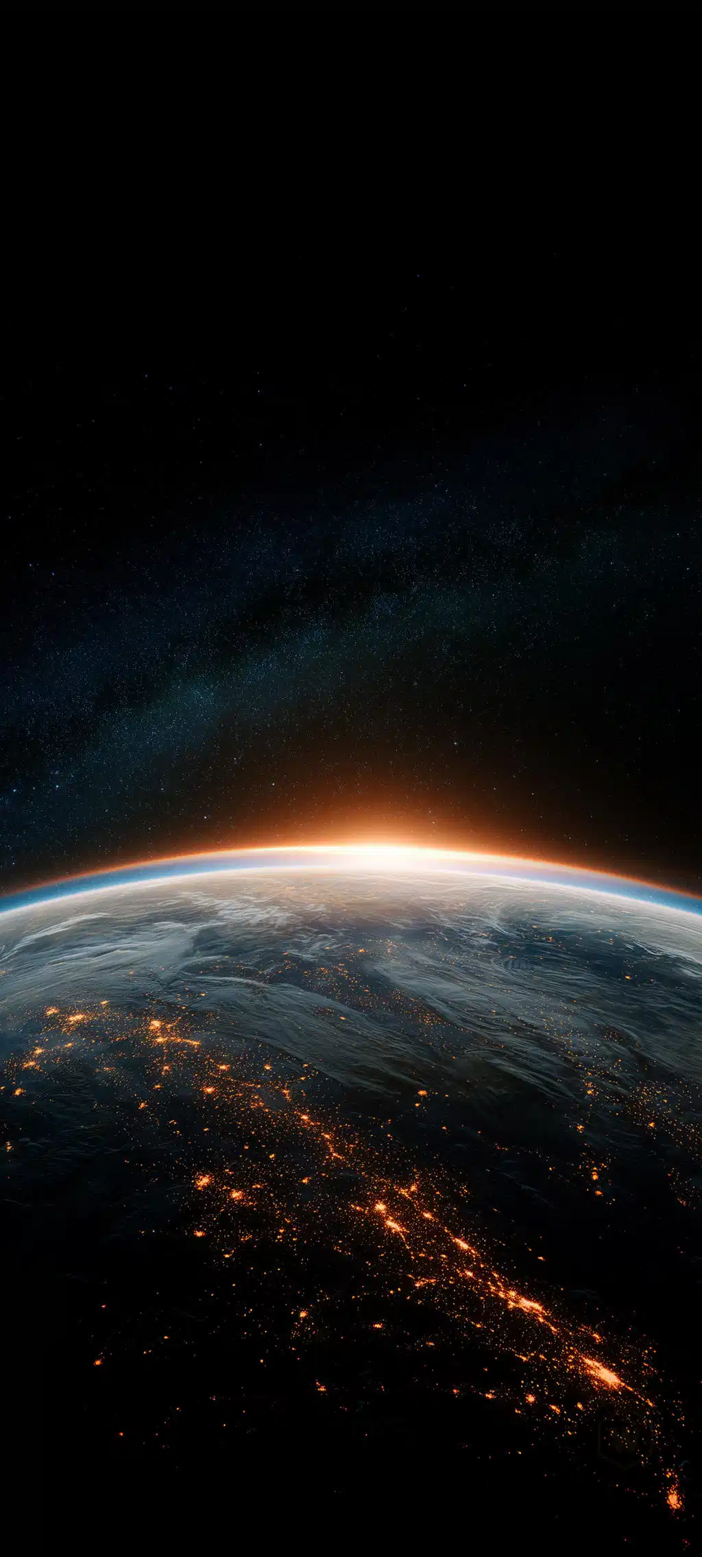 Sunset Colors Planet Atmosphere
