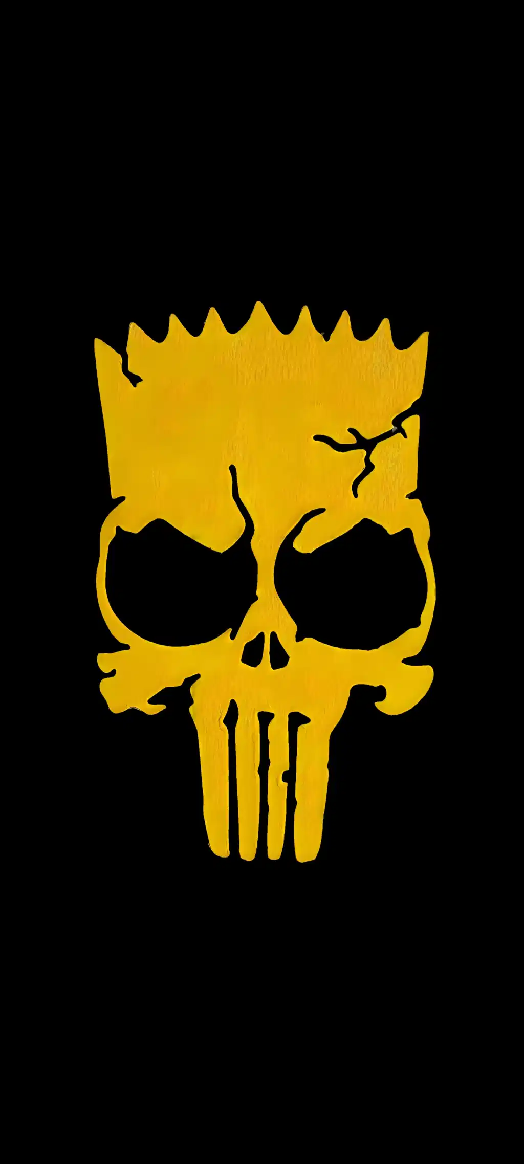 Bart Simpson Punisher Skull