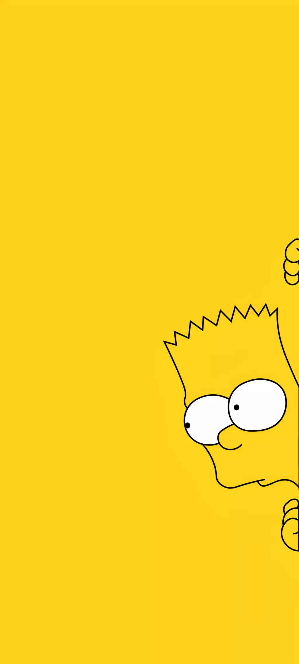 Bart Simpson Side Profile Yellow