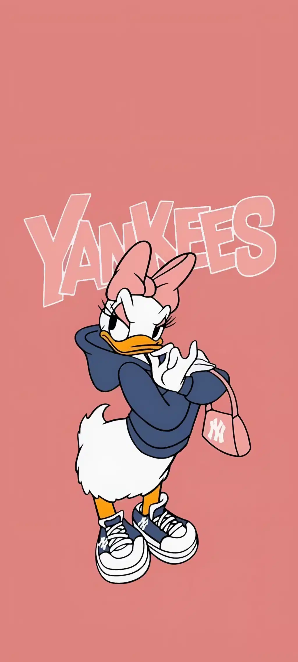 Daffy Duck Pink Hoodie Streetwear