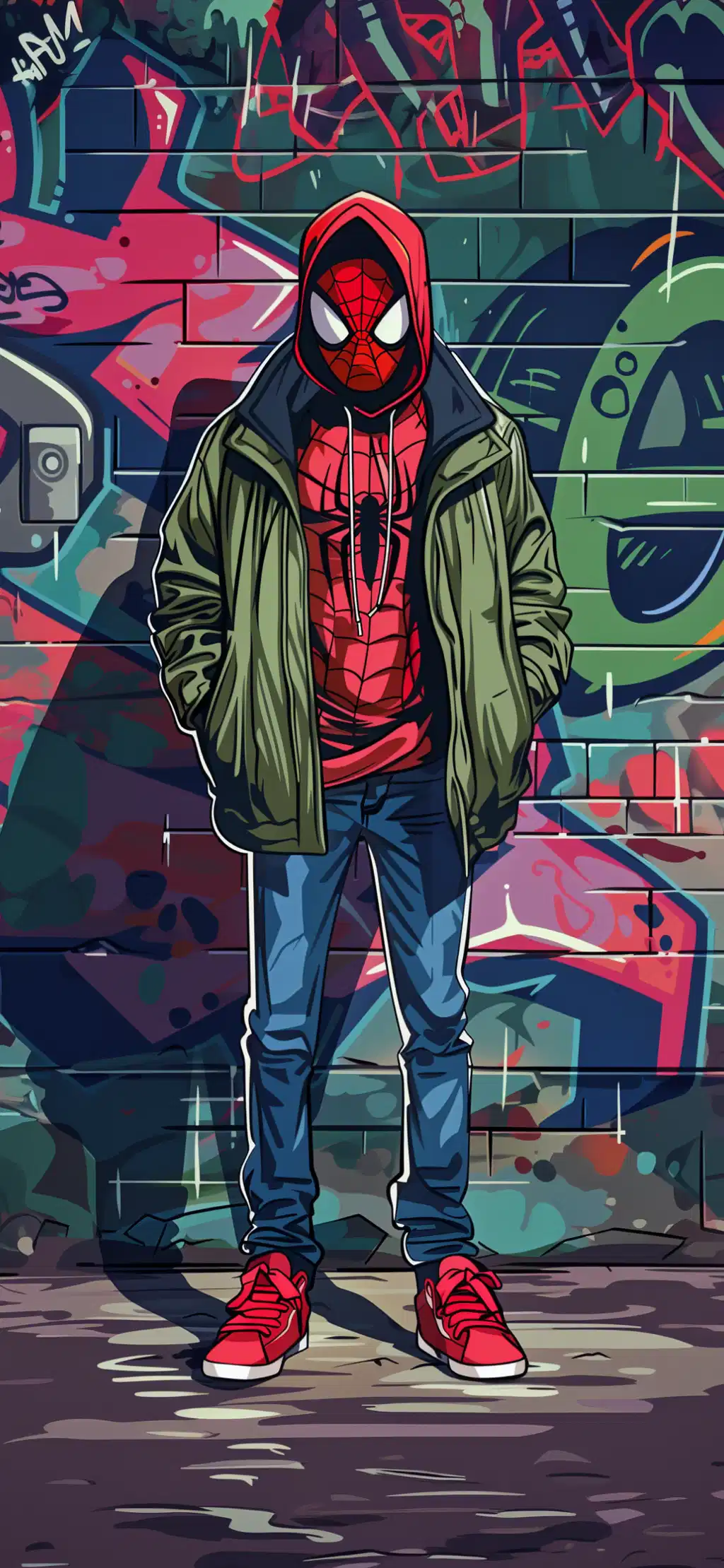 Miles Morales Spiderman Street Art