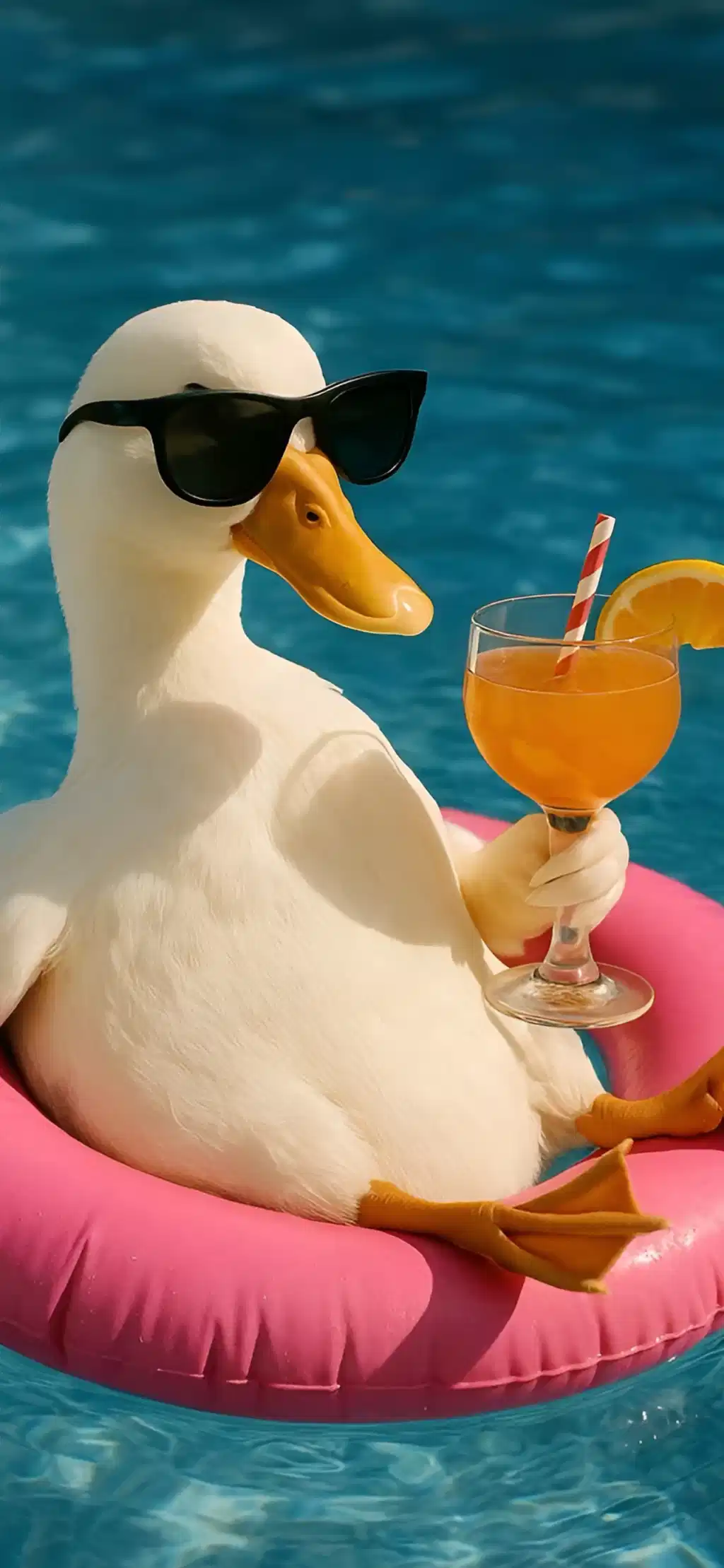 Funny Duck Sunglasses Pool Float