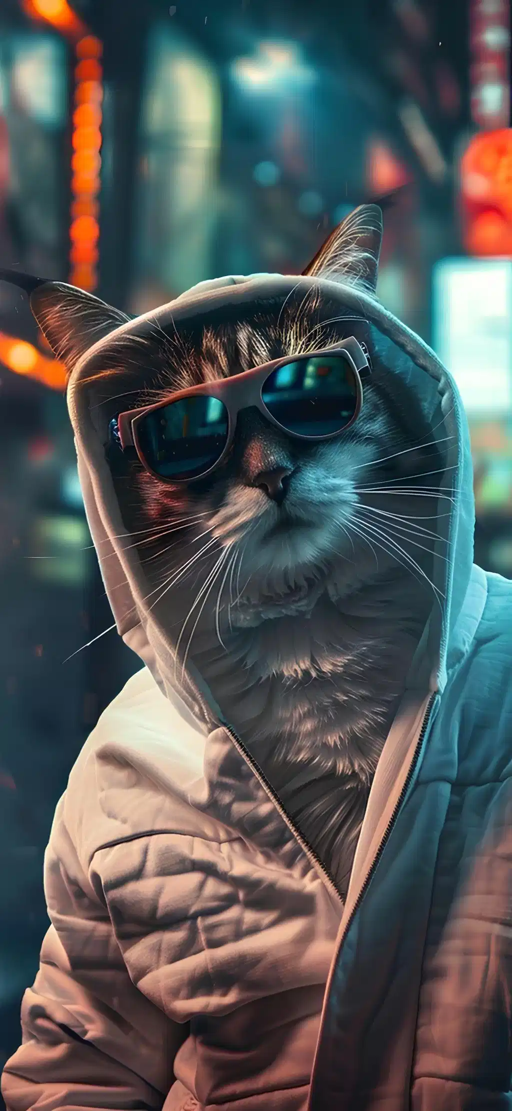 Futuristic Cat Hood Glasses