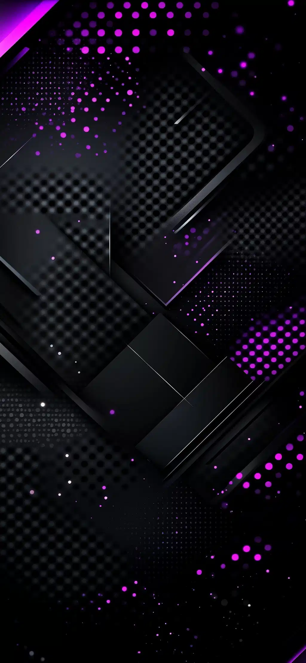Black Geometric 3D Minimal Abstract Texture