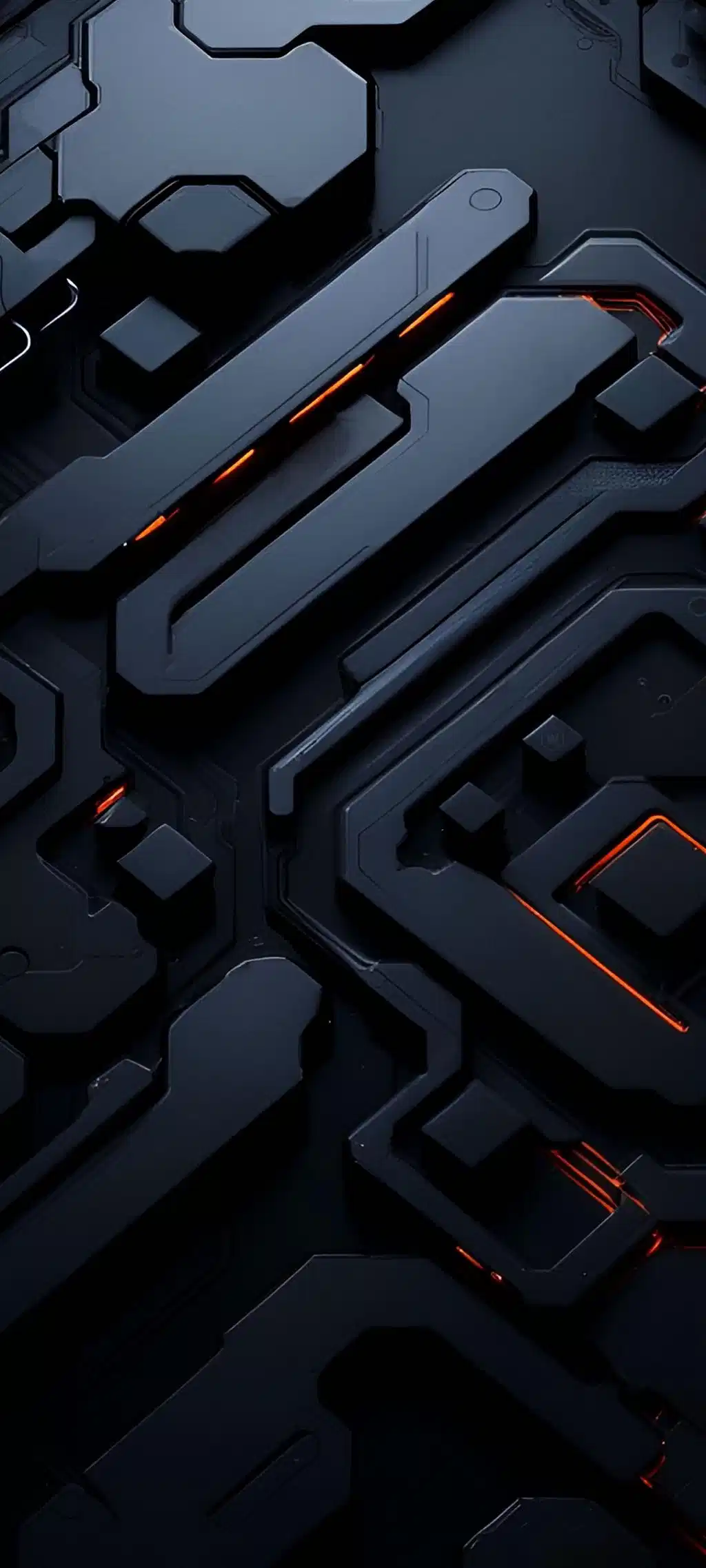 Dark Metallic Circuit Board Texture