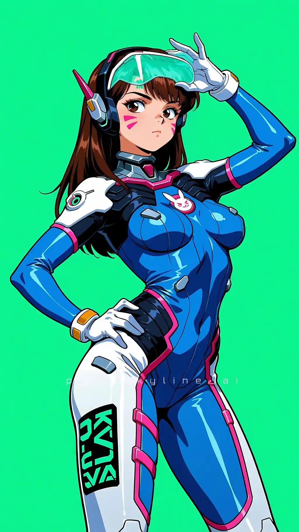 Overwatch Dva Cosplay Anime Girl