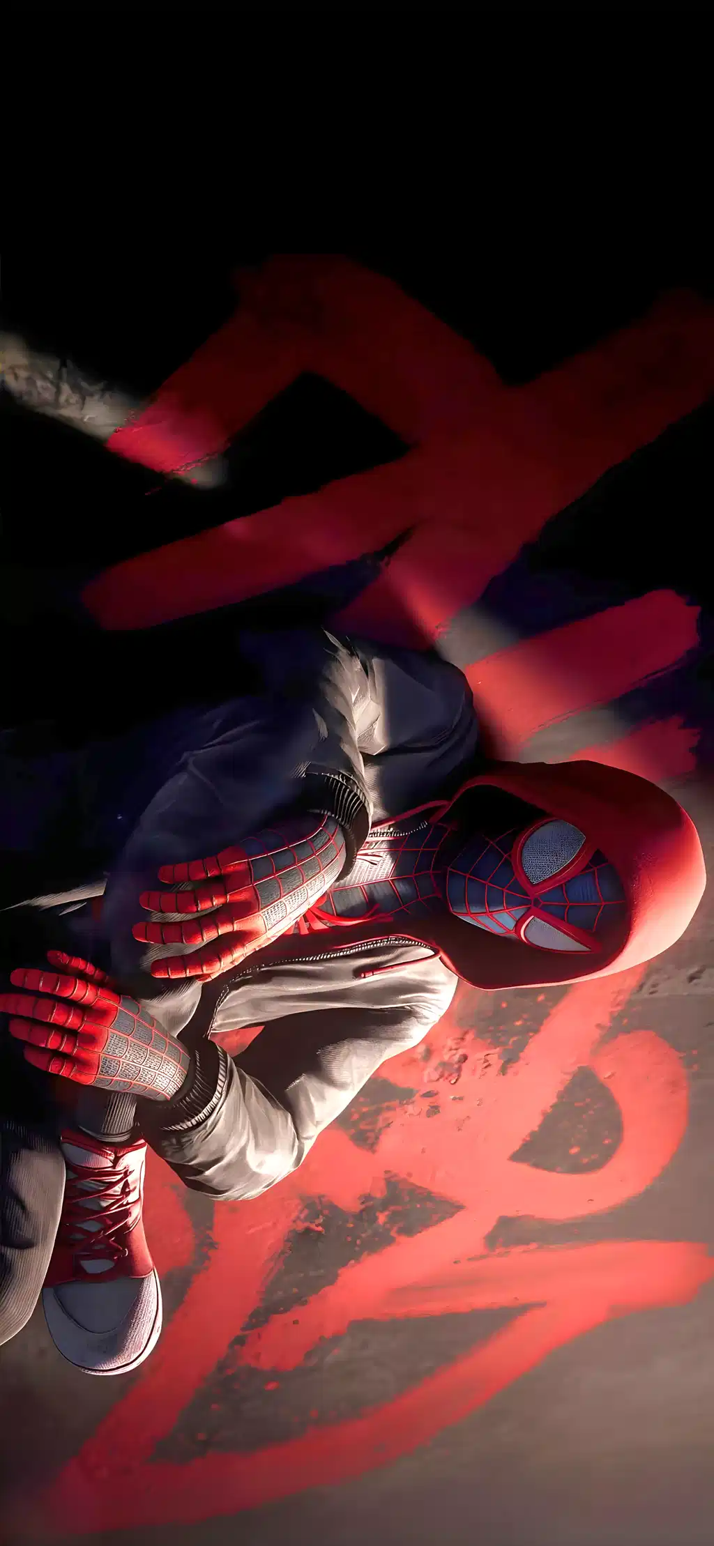Spider Man Dynamic Action Pose Red