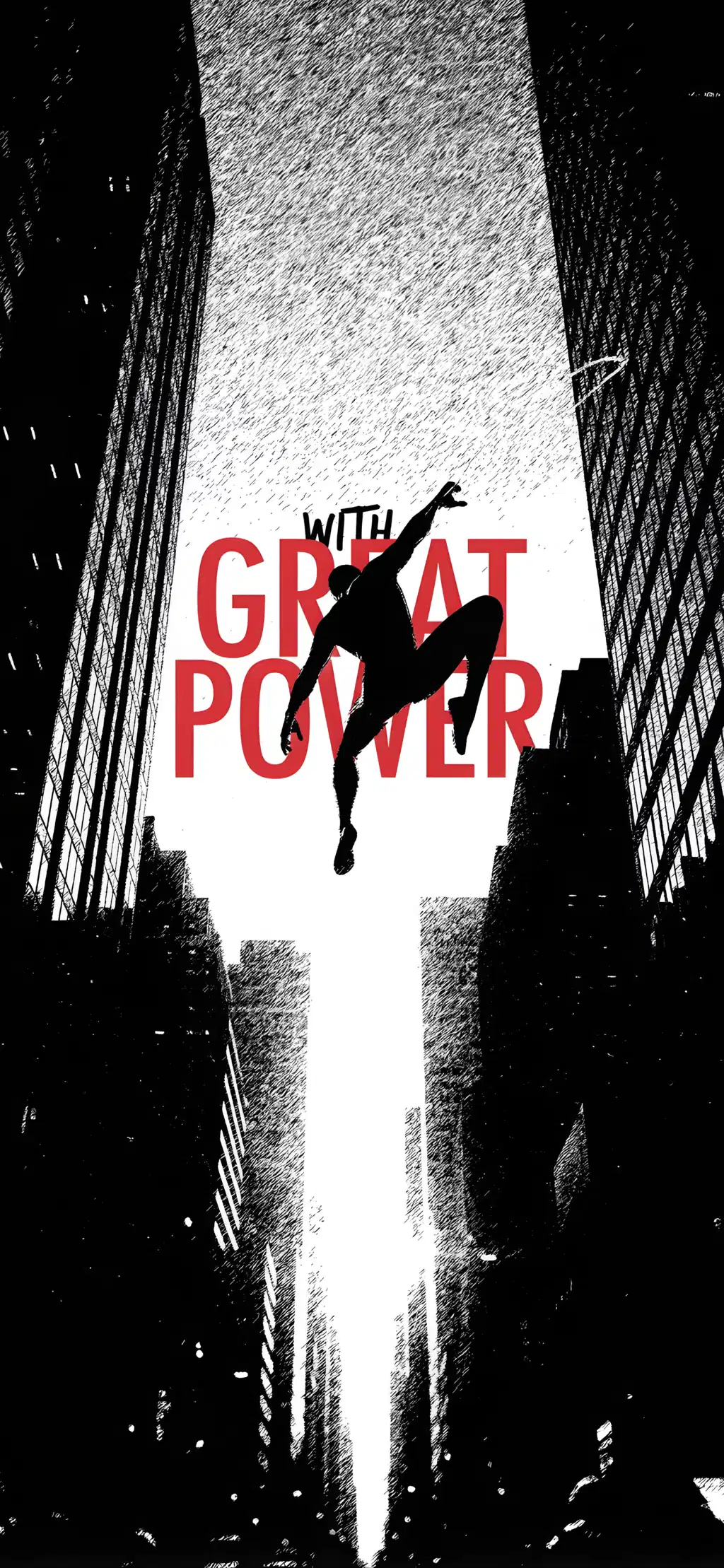 Spiderman Miles Morales Falling Skyscrapers