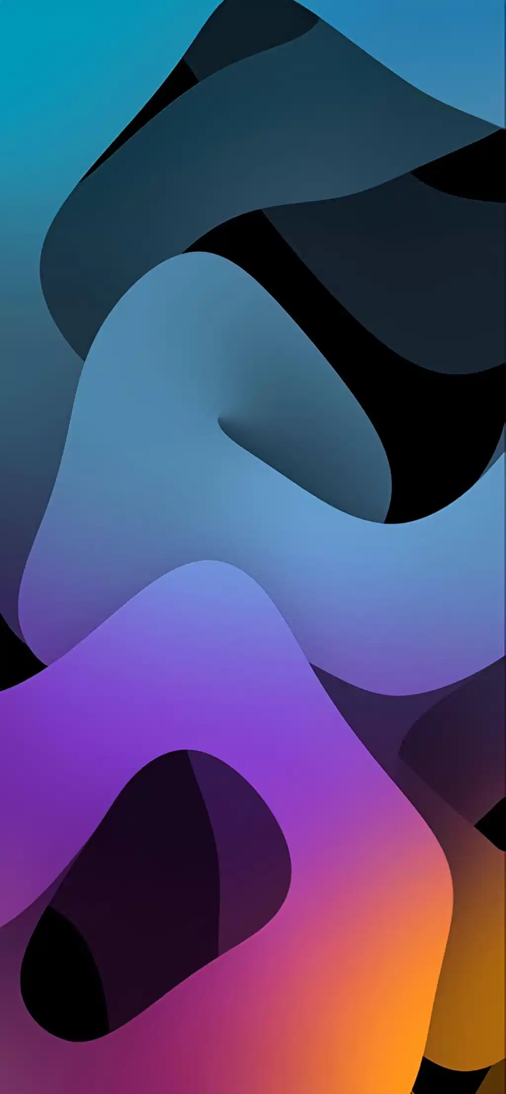 Blue Purple Fluid Abstract Wallpaper