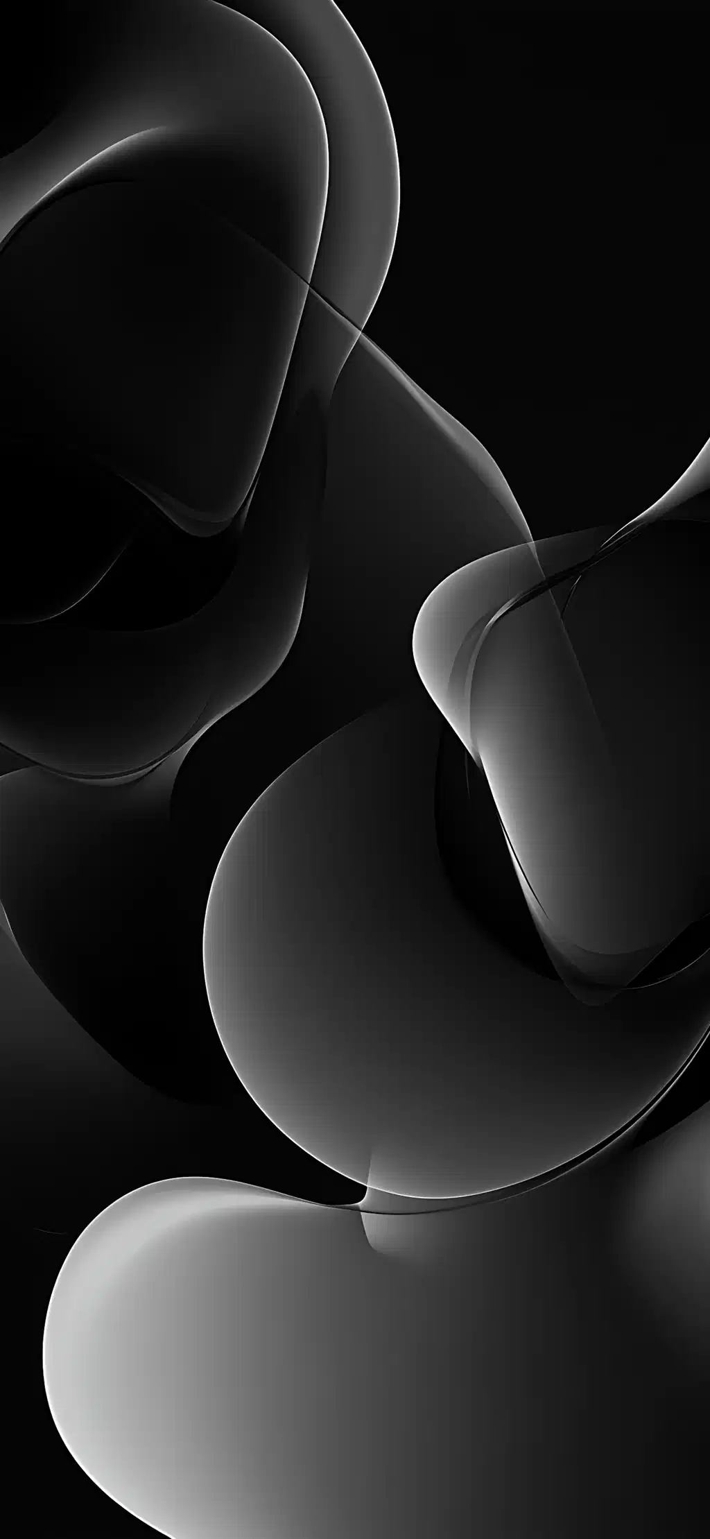 Dark Grey Interlocking Rings Wallpaper