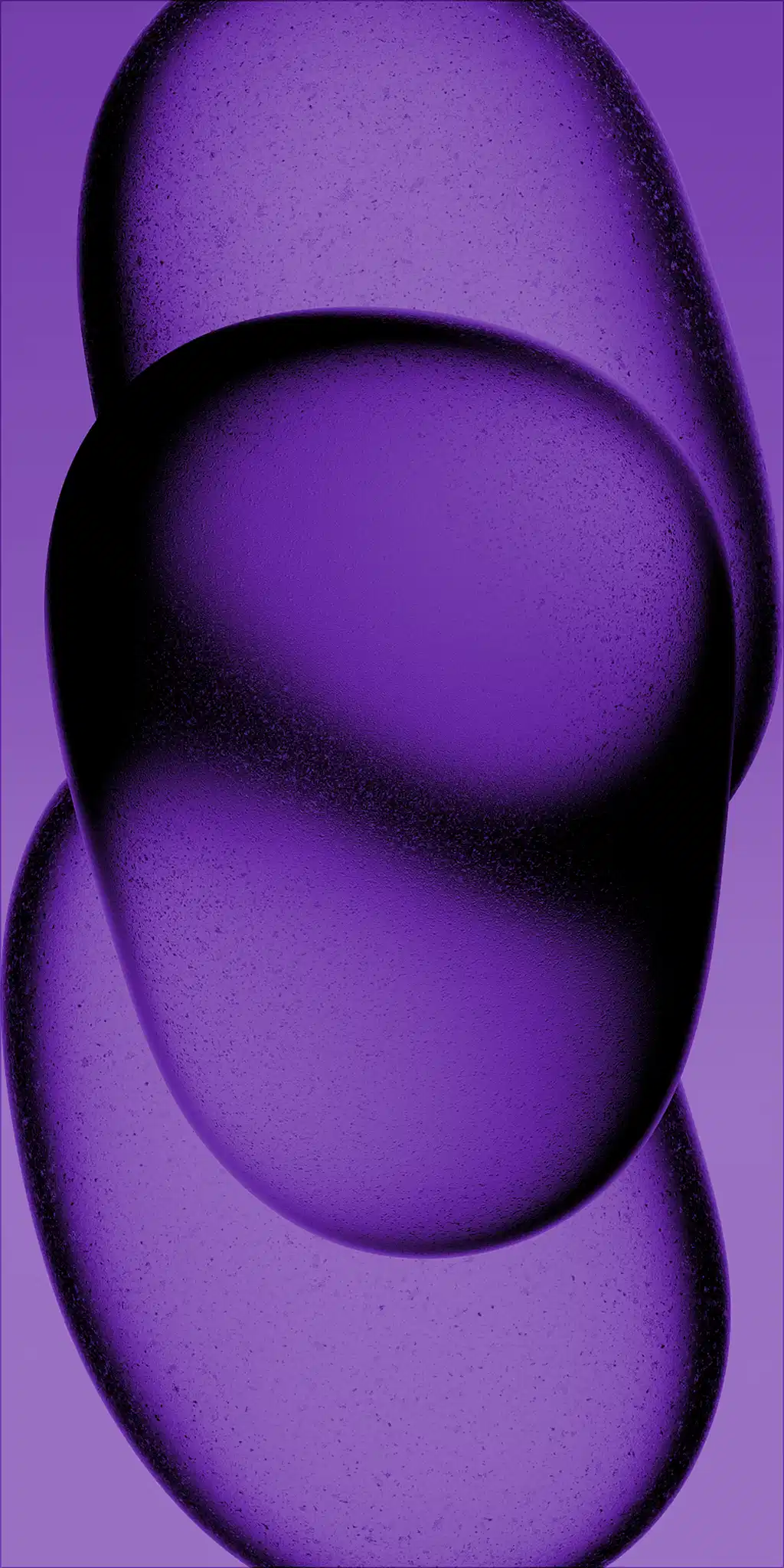 Purple Glowing Rings Dark Wallpaper