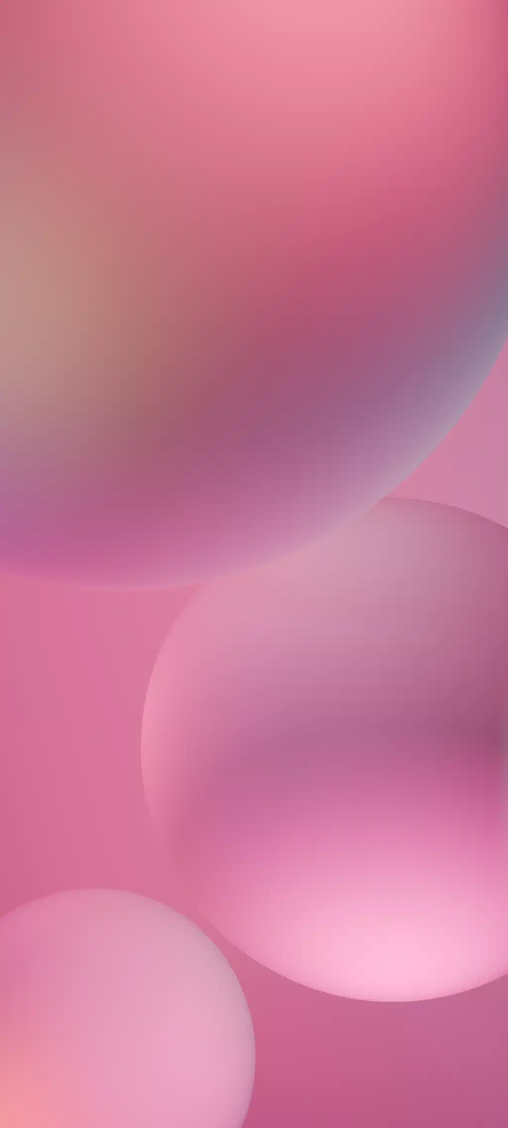 Soft Pink Bubble Abstract Wallpaper