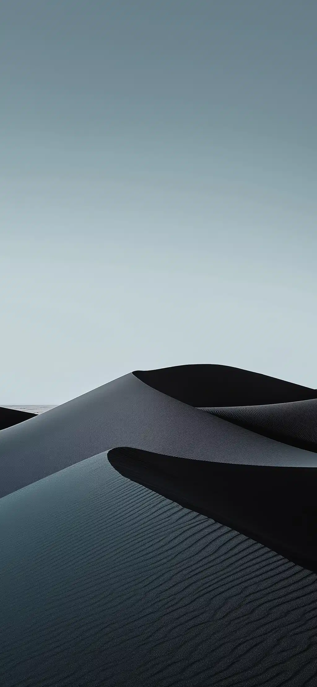 Minimalist Desert Sand Dune Shadows