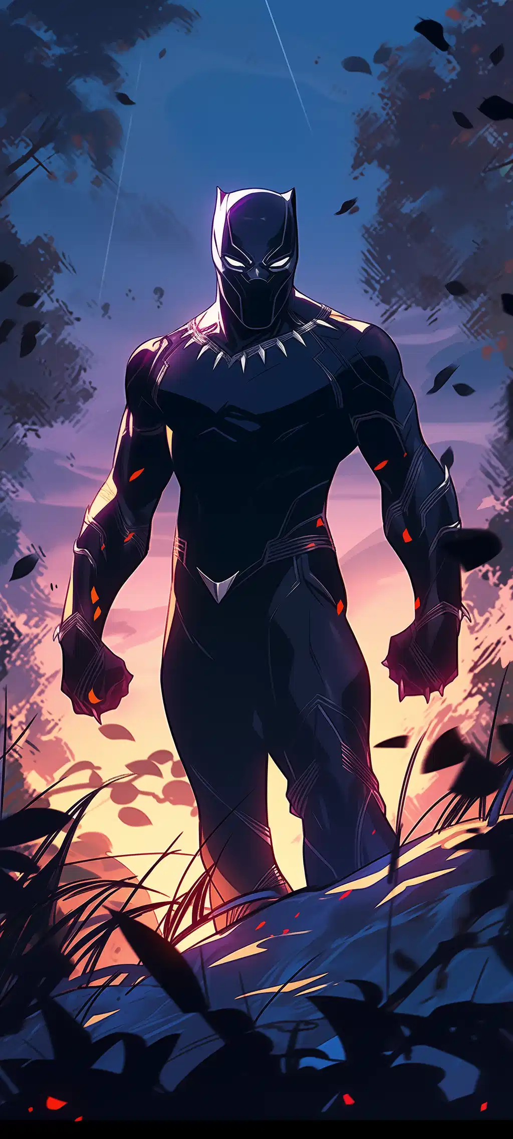 Black Panther Marvel Comics Dark Wallpaper