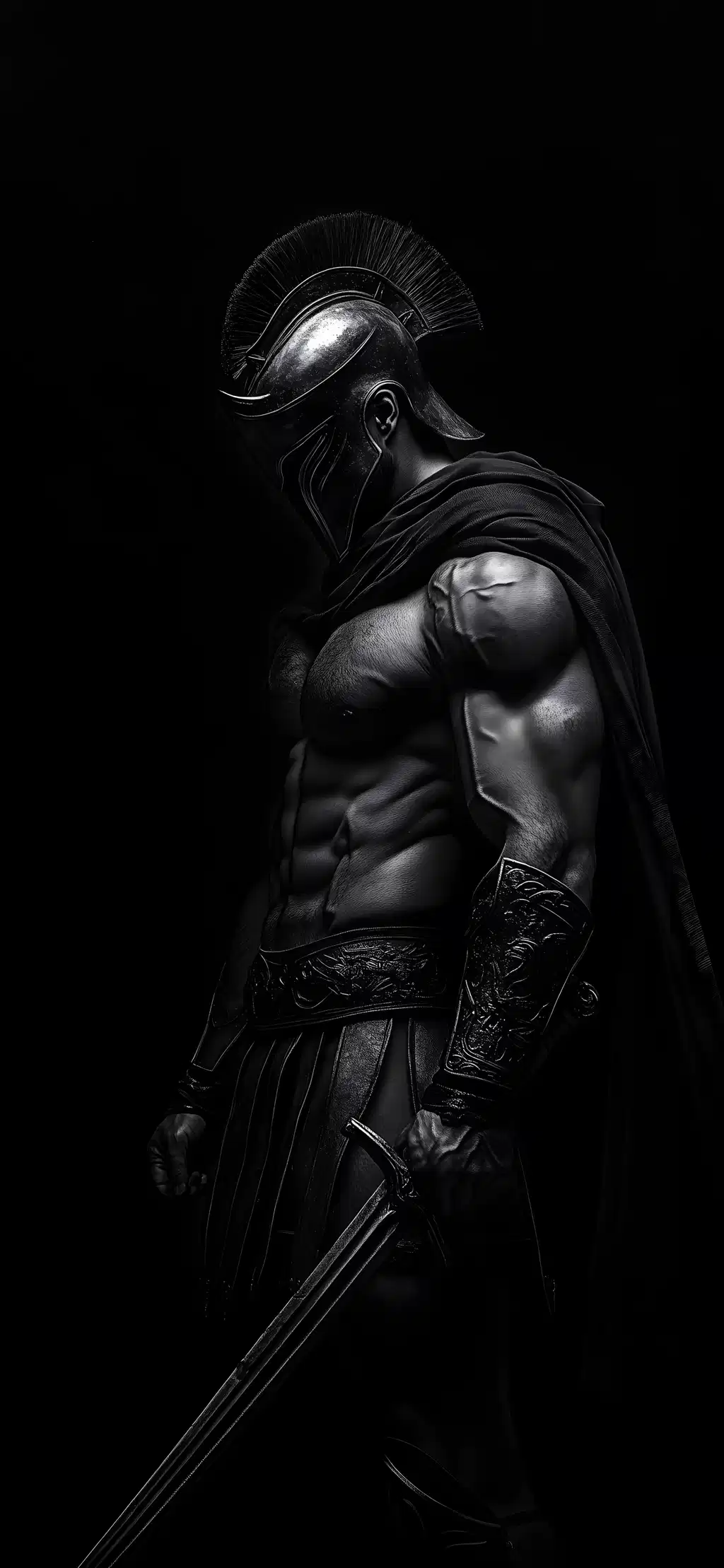 Dark Fantasy Warrior Armor Statue