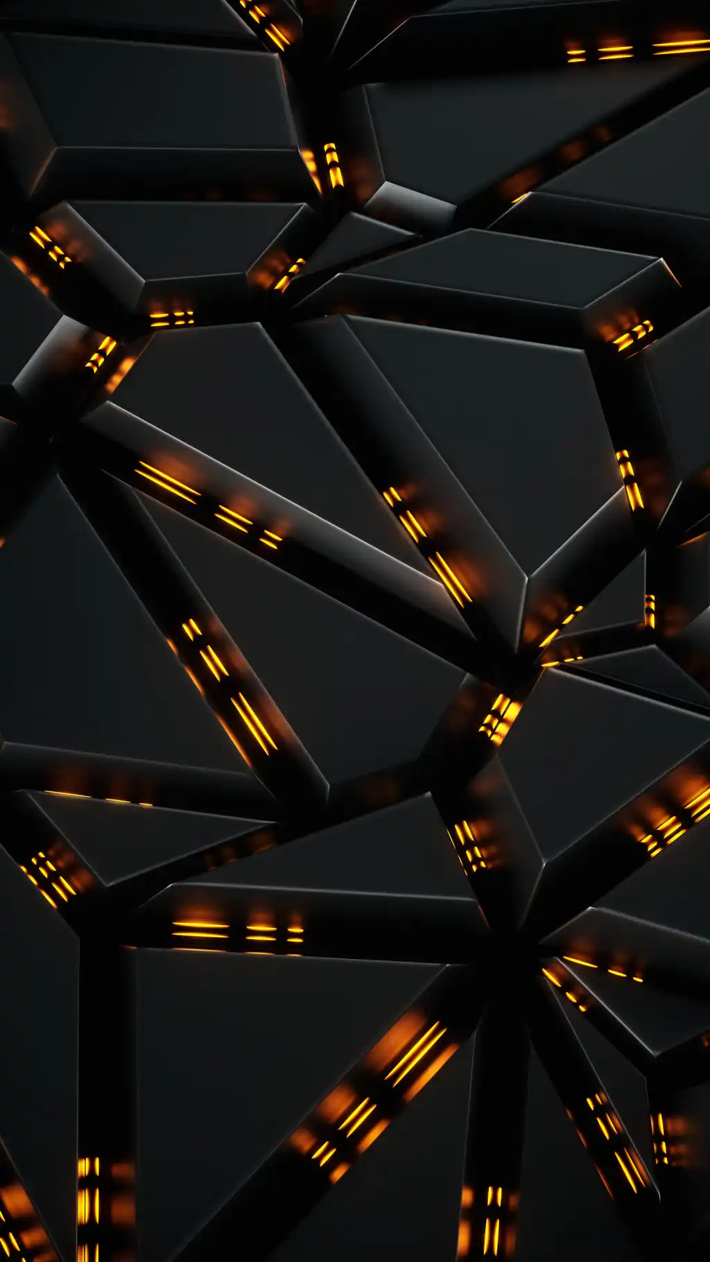 Black Gold Geometric Pattern Abstract