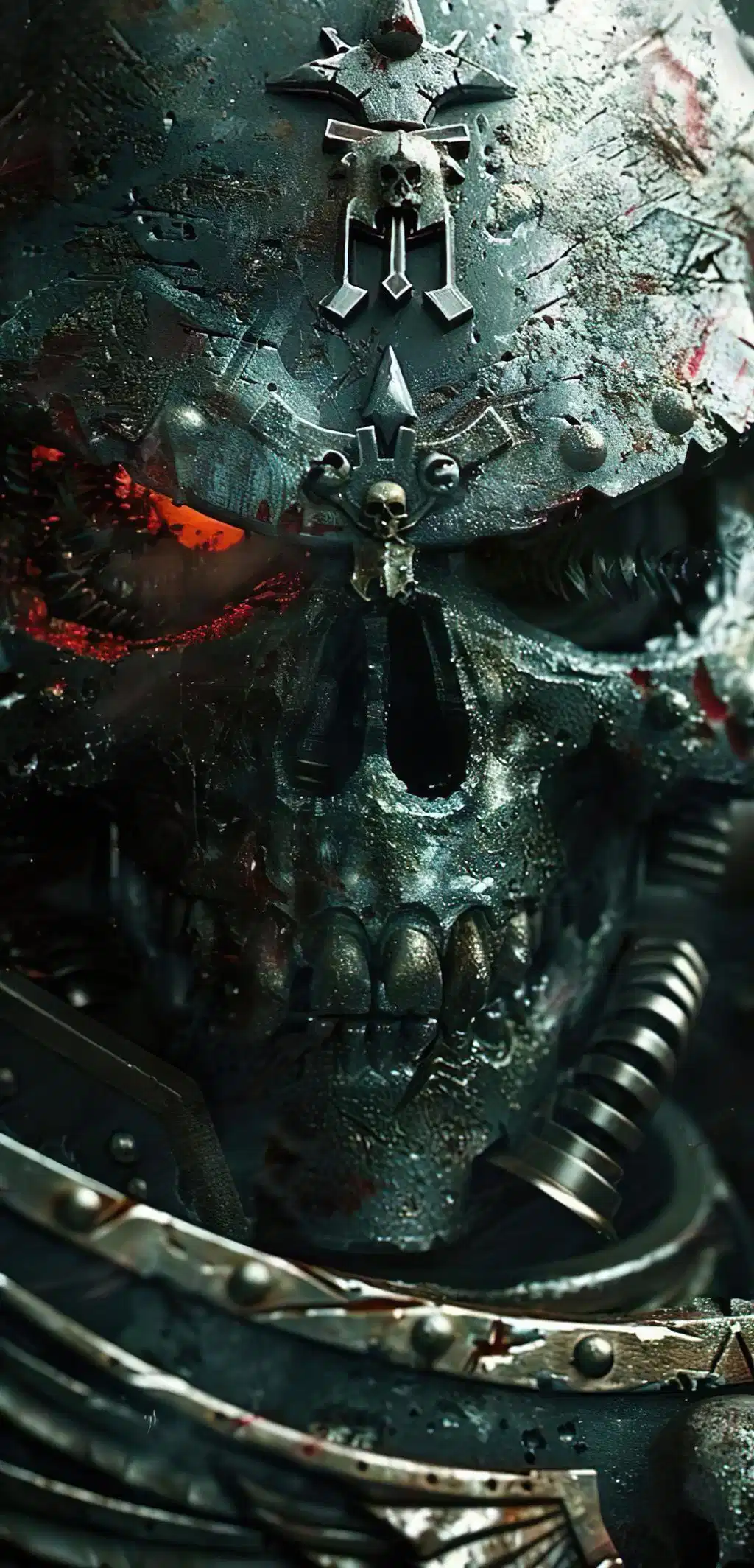 Scifi Skull Helmet Warrior Dark