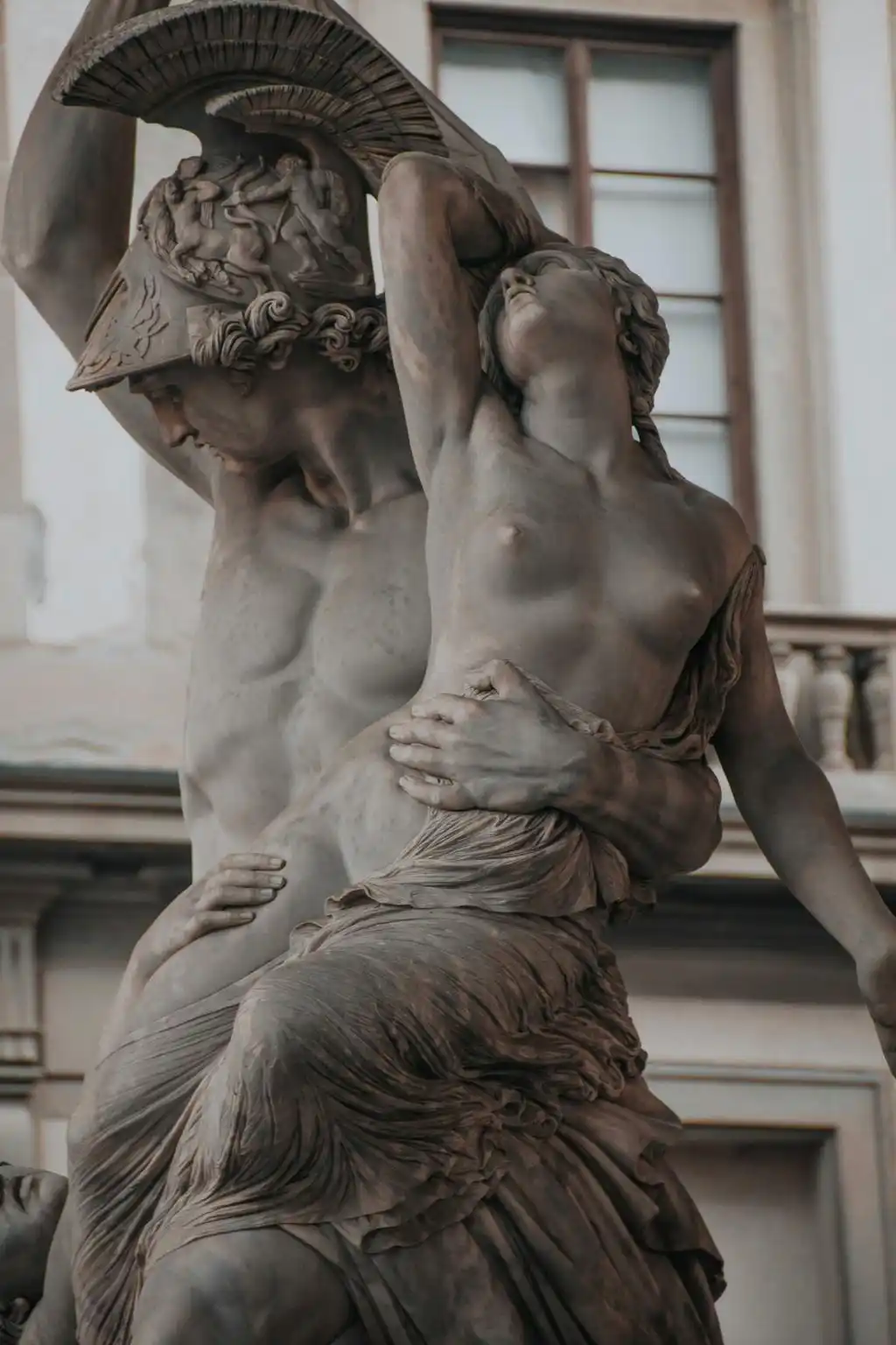 Classic Marble Statue Woman Portrait
