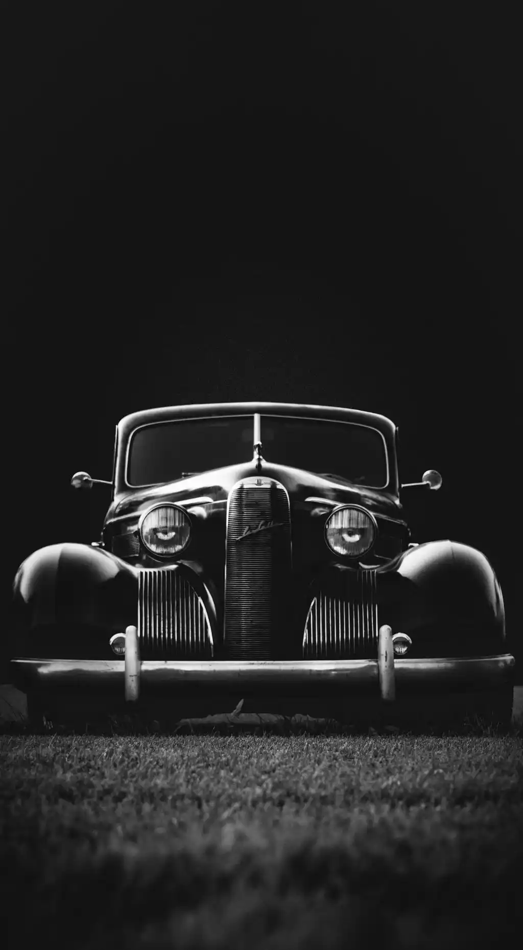 Vintage Classic Black Car Studio Light