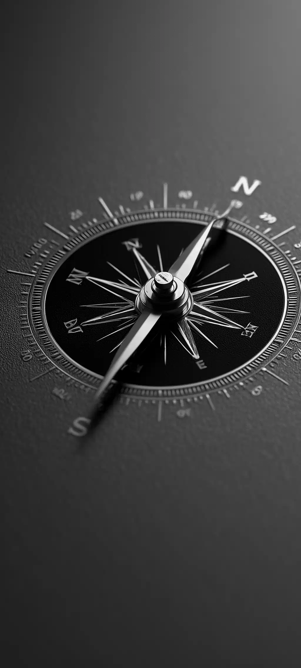 Vintage Compass Pocket Watch Dial